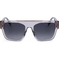 Marc Jacobs MARC757/S KB7 Ανδρικά Γυαλιά Ηλίου Μάσκα Κοκάλινα Γκρι με Μαύρο Φακό