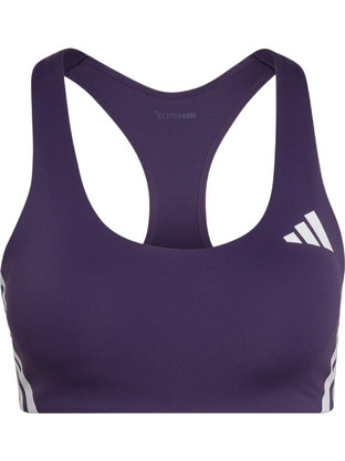 Adidas Αθλητικό Μπουστάκι με Μέτρια Στήριξη & Αφαιρούμενη Ενίσχυση Μωβ KQ8236