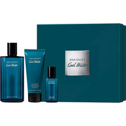 Davidoff Cool Water Eau de Toilette 125ml + 15ml + Shower Gel 75ml