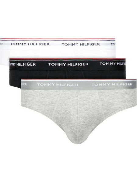 Tommy Hilfiger Premium Essential Ανδρικά Σλιπ Βαμβακερά 3Pack 1U87903766-004
