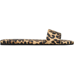 Nine West Δερμάτινα Γυναικεία Σανδάλια Μπεζ Καφέ LOLIPOP3-120