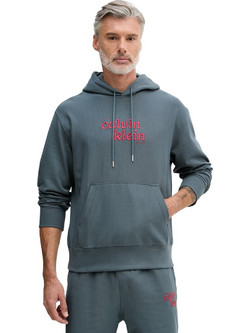 Calvin Klein Ανδρικό Φούτερ με Κουκούλα & Τσέπες Γκρι LV04RG260G-CEG