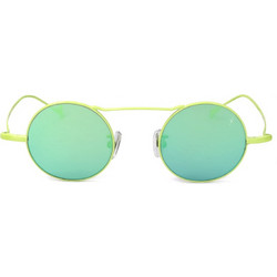 Eyepetizer VALENTINC12-36 Γυαλιά Ηλίου Στρογγυλά Μεταλλικά Κίτρινα με Πράσινο Φακό