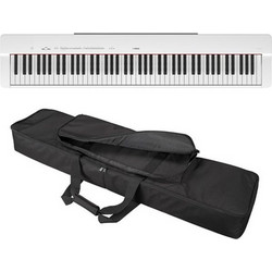 Yamaha P-225 Bag Bundle Ηλεκτρικό Πιάνο Stage με 88 Βαρυκεντρισμένα Πλήκτρα White