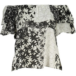Desigual Γυναικείο Καλοκαιρινό Top Βαμβακερό Λευκό 24SWBW01-1021