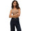Vero Moda Γυναικείο Καλοκαιρινό Top Ριπ Καφέ 10311489