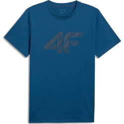 4F Ανδρικό Αθλητικό T-Shirt Πετρόλ 4FWSS26TTSHM2670-46S