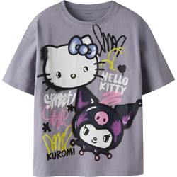 Name It Hellow Kitty Παιδικό T-Shirt Κοντομάνικο Λιλά 13252113