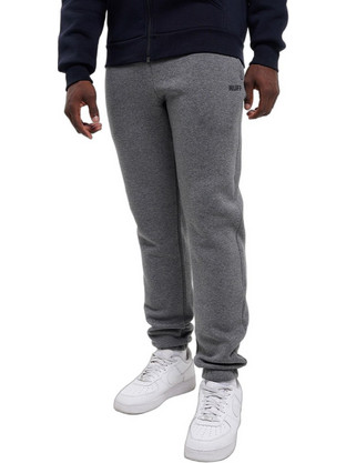 Nuff Ανδρικό Παντελόνι Φόρμας Fleece με Λάστιχο Ανθρακί M27-74096-26