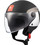 MT Street S Inboard D2 Black Matt White Κράνος Μηχανής Jet 950gr