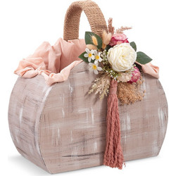 Parisis Τσάντα Βάπτισης Boho Flower Child για Κορίτσι Ξύλινη Ροζ ΖΚ525