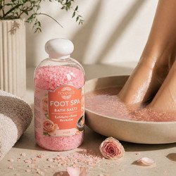 Fiorevita Rose Άλατα Μπάνιου Κρύσταλλοι για Ποδόλουτρο 600gr