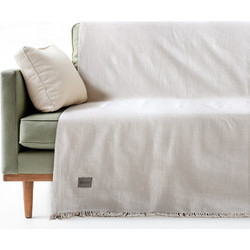 Lino Home Ριχτάρι Τριθέσιου Καναπέ 180x300 Estate Εκρού