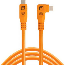 Tether Tools CUC10RTG2B-ORG Angle 90° USB-C to USB-C 3m Orange