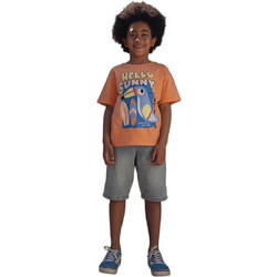 Dpam Hello Sunny Παιδικό T-Shirt Κοντομάνικο Κοραλί ZOSOLTI2