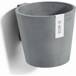 Ecopots Amsterdam Κρεμαστή Γλάστρα Στρογγυλή Πλαστική Γκρι Μπλε 20x17.5cm 31770-4651