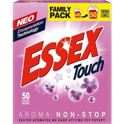Essex Touch Σκόνη Πλυντηρίου 50 Μεζούρες 2.4kg