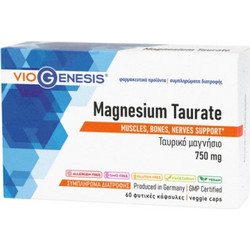 VioGenesis Magnesium Taurate 750mg 60 Κάψουλες