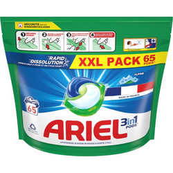 Ariel 3 In 1 Alpine Απορρυπαντικό Πλυντηρίου σε Κάψουλες 65 Πλύσεις