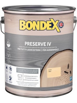 Bondex Preserve IV Συντηρητικό Ξύλου Διάφανο Ματ 2.5lt