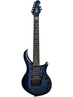Music Man John Petrucci BFR Majesty Ηλεκτρική Κιθάρα ST Style με Μαγνήτες HH & Ταστιέρα Ebony 7 Χορδών Blue Ink
