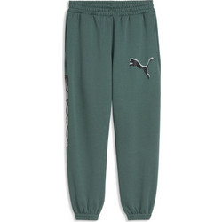 Puma Street Graphic Ανδρικό Παντελόνι Φόρμας Fleece με Λάστιχο Πετρόλ 694319-69