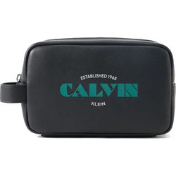 Calvin Klein Graphic Dopp Ανδρικό Νεσεσέρ Ταξιδίου 20x8x13cm Μαύρο