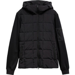 Barbour Ανδρικό Μπουφάν Χειμωνιάτικο Puffer Μαύρο MQS0076-BK11