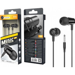 Techancy Handsfree In-Ear 3.5mm Black