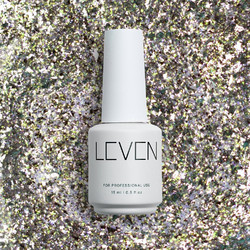 Leven G026 Jingle Bells Glitter Ημιμόνιμο Βερνίκι Νυχιών 15ml