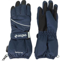Zig-Zag Kempston Αδιάβροχα Παιδικά Γάντια Σκι & Snowboard Navy Μπλε