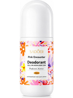 Sadoer Pink Encounter Γυναικείο Αποσμητικό Roll On 50ml
