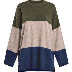 Celestino Γυναικείο Πουλόβερ Oversized Μπλε Μπεζ Χακί WU7948.4578