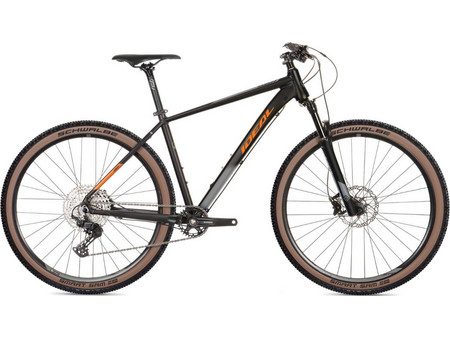 Ideal Target Mountain Bike 29" Αλουμινίου με 12 Ταχύτητες και Δισκόφρενα Μαύρο Πορτοκαλί