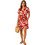 JDY Mini Καλοκαιρινό Φόρεμα Floral Κόκκινο Μπεζ 15371204