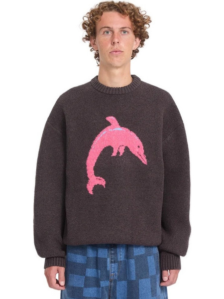 Volcom Ανδρικό Πουλόβερ Καφέ A0732608-RSN