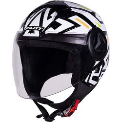 Pilot Helmets Arrow Flow Gloss Κράνος Μηχανής Jet 1200gr