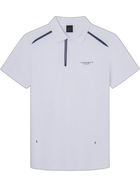 Hackett Ανδρική Μπλούζα Polo Κοντομάνικη Λευκή HM563227
