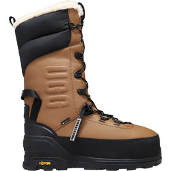 UGG Shasta Boot Tall Ανδρικές Μπότες Δερμάτινες Ταμπά Αδιάβροχες με Γούνα 1145310-CHE