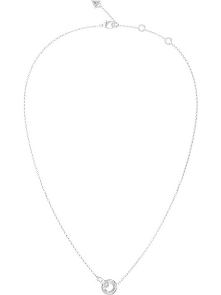 Guess Γυναικείο Κολιέ Κρίκος από Ατσάλι Ασημί UBN06330JWRHT