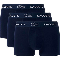 Lacoste Ανδρικά Μποξεράκια Σετ 3Pack Navy Μπλε 35H3583-166