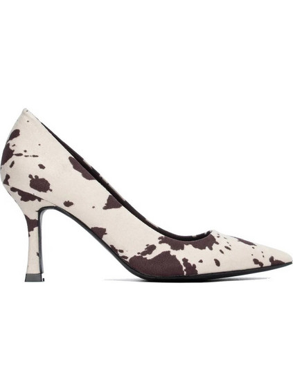 Xti Γόβες Suede με Λεπτό Χαμηλό Τακούνι Μπεζ Καφέ 146445