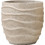 Artekko Raw Γλάστρα Στρογγυλή Τσιμεντένια Μπεζ 40.5x38cm 8-0303