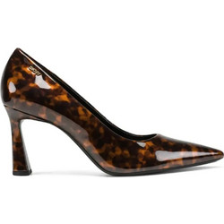 DKNY Charmaine Γόβες Λουστρίνι με Λεπτό Ψηλό Τακούνι Καφέ K3603882-K40M