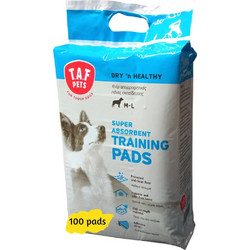Taf Pets Επιδαπέδιες Πάνες Σκύλου με Αυτοκόλλητα 90x60cm 100τμχ