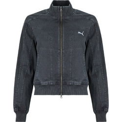 Puma Γυναικείο Μπουφάν Τζιν Μακρύ Ανθρακί 636681-01