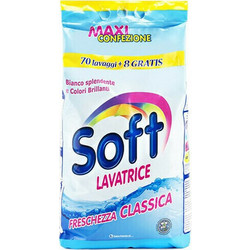 Soft Classic Σκόνη Πλυντηρίου 78 Μεζούρες