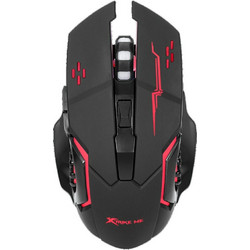 Xtrike-me GW-601 Ασύρματο Gaming Ποντίκι RGB 3200 DPI Black