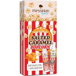 Messinian Spa Salted Caramel Popcorn Body Balm 100ml + Hair & Body Mist 100ml