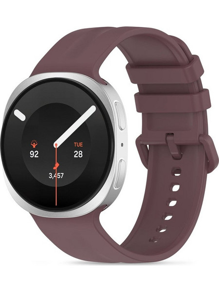 Tech-Protect Evo Λουράκι Σιλικόνης Velvet Plum (Samsung Galaxy Watch 9 / Watch 8)